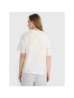 Dámské tričko oversize s potiskem model 21436786 - 4F Dámské tričko oversize s potiskem model 21436786 - 4F