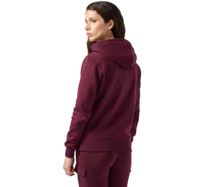 Dámská mikina s kapucí bordó model 21812384 - CHAMPION Dámská mikina s kapucí bordó model 21812384 - CHAMPION