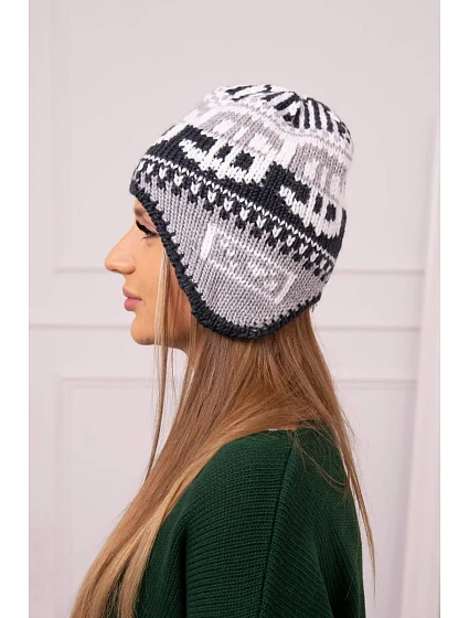 Dámská čepice  šedá model 18752425 - K-Fashion
