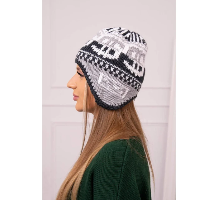 Dámská čepice  šedá model 18752425 - K-Fashion