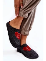 Domácí pantofle Big Star model 21600947 Černá a červená - Big Star Shoes