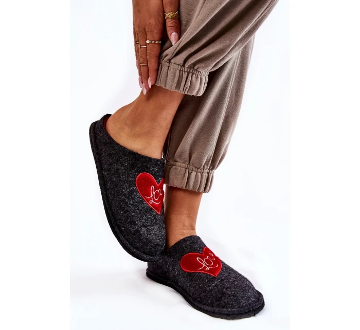 Domácí pantofle Big Star model 21600947 Černá a červená - Big Star Shoes