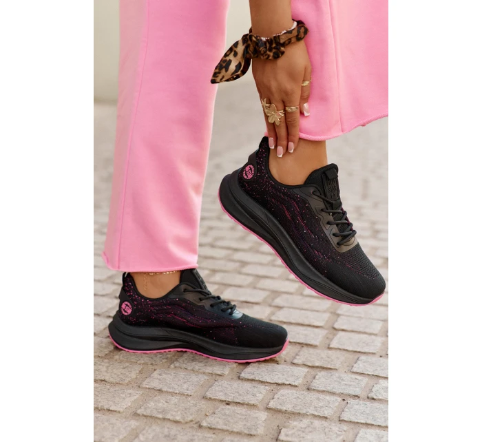 Tenisky Sportovní Boty Dámské Na Platformě Big Star model 21693849 HIPOLY SYSTEM Černé - Big Star Shoes Tenisky Sportovní Boty Dámské Na Platformě Big Star model 21693849 HIPOLY SYSTEM Černé - Big Star Shoes