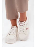 Sneakersy Damskie Na Platformie Big Star SS274346 Białe