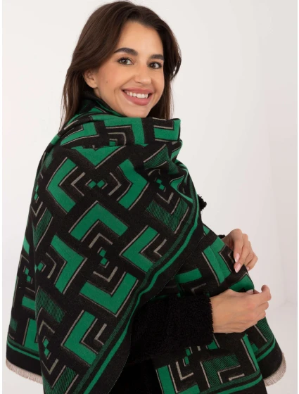 Šatka AT SZ 23158.32 čierna a zelená