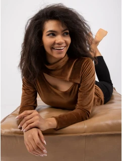 Blúzka DHJ BZ 6561.09P hnedá