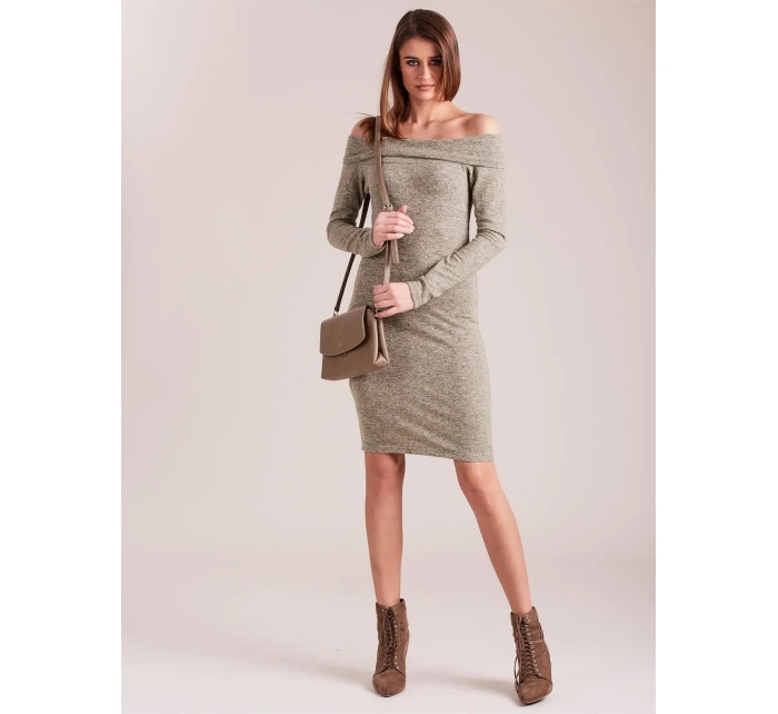 Šaty EM SK 4329.16P khaki Šaty EM SK 4329.16P khaki