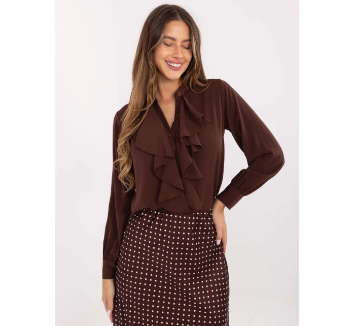 MI košeľa KS 3257.47 hnedá