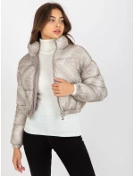 Dámska bunda NM KR P22 6631 98P tmavo lila