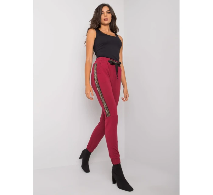 Tepláky RV DR 6891.54 gaštanová