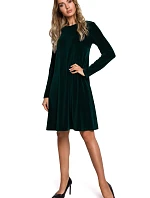 Dámske šaty M566 Tmavo zelená - MOE