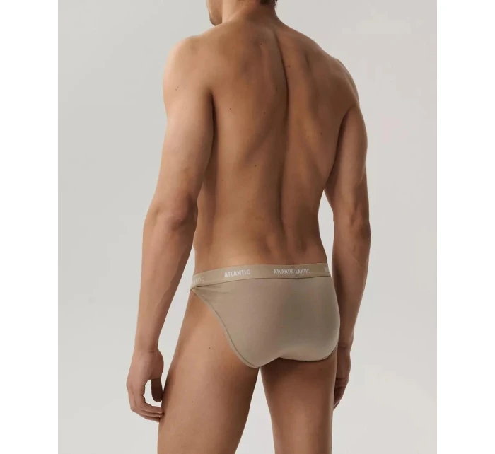 Pánské slipy / tanga 3PACK Béžová model 21819225 - Atlantic