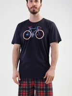 Pánske pyžamo šortky Old bike