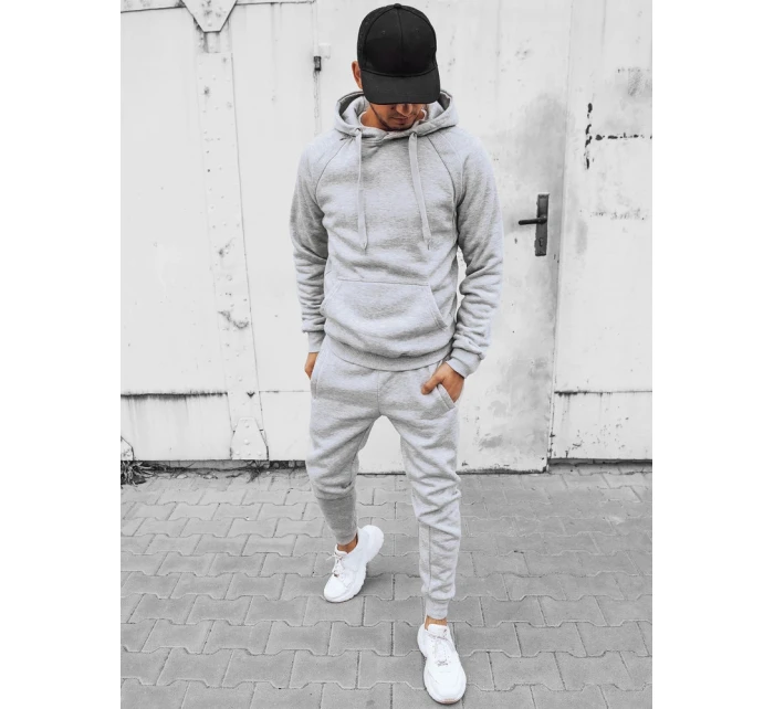 Pánské světle šedé tepláky Dstreet model 21966933 - FashionStreet