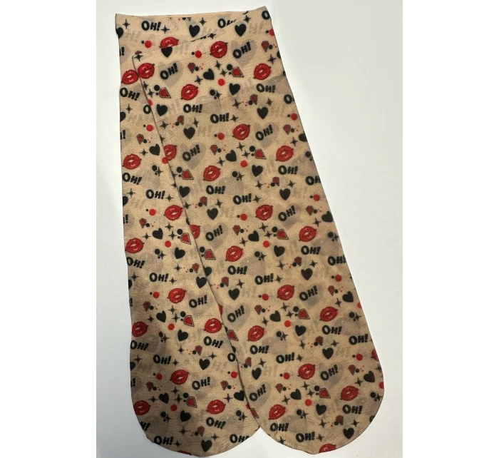 Dámske vzorované ponožky Magnetism lycra 20 den