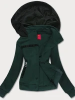 Dámska krátka mikina tmavozelená (AMG-63)