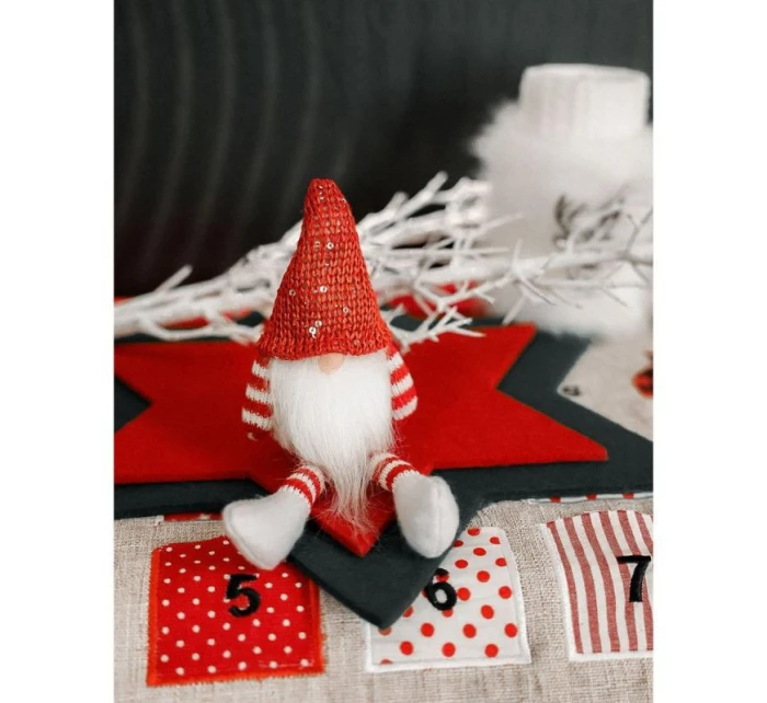 MIKOŁAJ GNOM DEKORACYJNY CZERWONY model 21833177