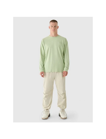 Pánské tričko oversize s potiskem a dlouhým rukávem model 21893082 - 4F