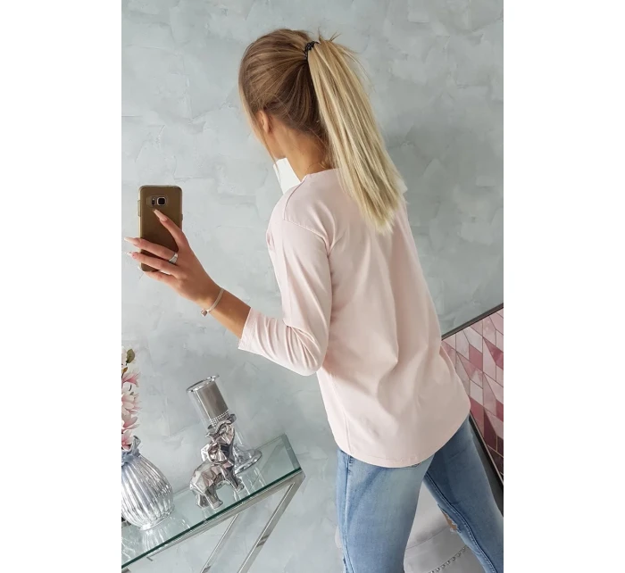 Halenka s potiskem Original powder pink Halenka s potiskem Original powder pink