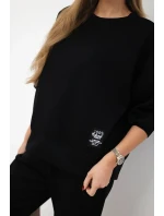 Tepláková súprava Butter fabric + nohavice čierna Tepláková súprava Butter fabric + nohavice čierna