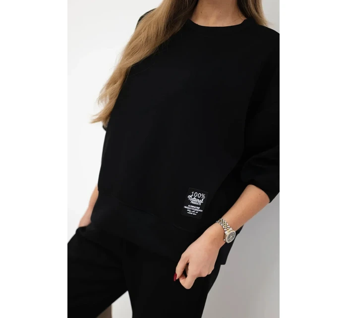 Tepláková súprava Butter fabric + nohavice čierna Tepláková súprava Butter fabric + nohavice čierna