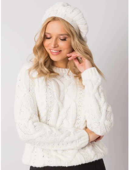 Čiapka AT CZ DM 39055 ecru Čiapka AT CZ DM 39055 ecru