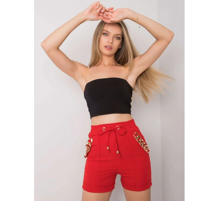 Šortky DHJ SN 13260.38P červená