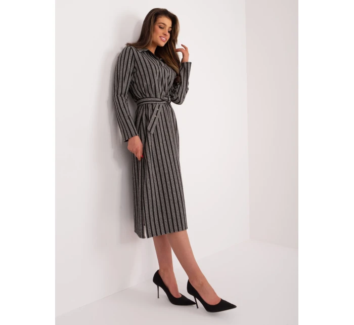 Šaty LK SK 509479.41 tmavo šedé