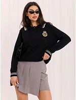 Sweter PM SW model 22400744 czarny - FPrice Sweter PM SW model 22400744 czarny - FPrice