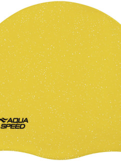 Plavecká čepice model 18787943 Yellow Pattern 18 - AQUA SPEED