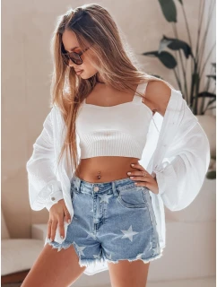 Dámske džínsové šortky MOONSTAR blue FashionStreet SY0471