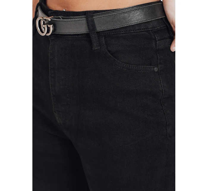 Dámské široké džíny černé model 21992488 - Dstreet Dámské široké džíny černé model 21992488 - Dstreet