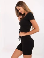 komplet damski basic czarny model 21224459 - Factory Price