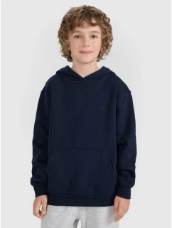 Chlapčenská mikina bez prúžkov s kapucňou 4F 4FJRMM00TSWSM2482-31S