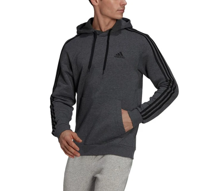 Adidas Essentials Fleece 3-Stripes Hoodie M GK9082 pánske Adidas Essentials Fleece 3-Stripes Hoodie M GK9082 pánske