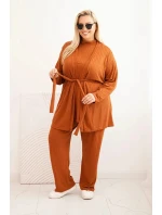 Dámske 3-dielne Camel Set Plus Size