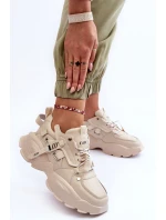 Buty Sportowe Sneakersy GOE MM2N4015 Beżowe