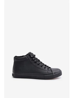Mužské zateplené tenisky s zipem černé Big Star model 21669644 - Big Star Shoes