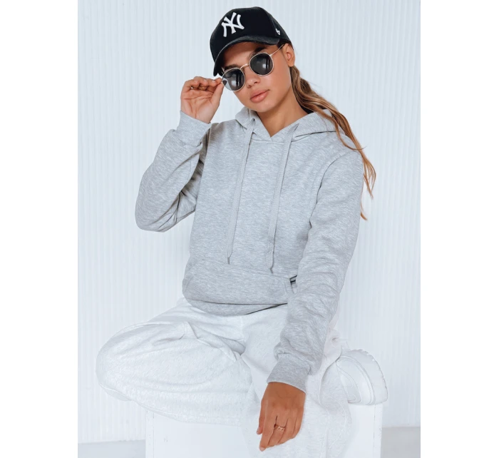 Dámska mikina BASIC sivá BY0155 Dámska mikina BASIC sivá BY0155