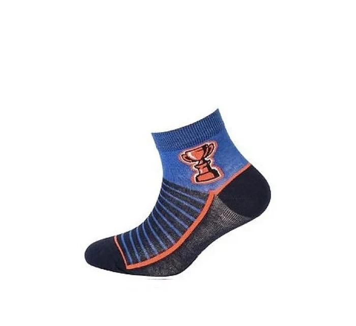 Gatta 224.N59, G24.N59 Cottoline Woisenne chlapčenské vzorované ponožky 21-26