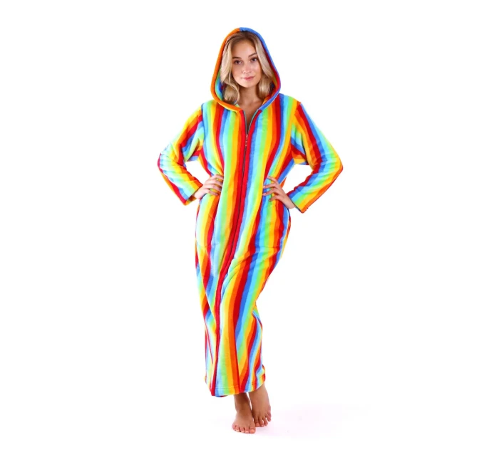 Dámsky župan 3656 Capri s kapucňou a zipsom - Vestis Dámsky župan 3656 Capri s kapucňou a zipsom - Vestis