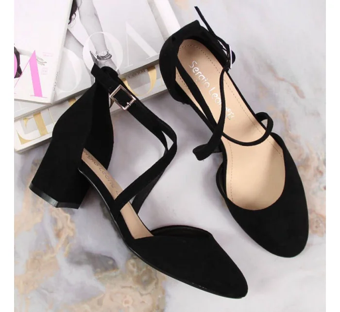 Sergio Leone W černé sandály model 21777504 - Inny