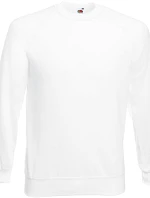 Fruit of the Loom Classic Raglan Sweat – mikina s raglánovými rukávmi 16.2216 biela