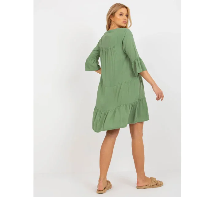 Šaty model 18372056 khaki - FPrice