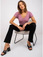 Tričko RV TS 4832.19P tmavoružové Tričko RV TS 4832.19P tmavoružové