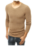 Hnedý pánsky sveter WX1591