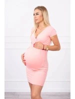 Dámské šaty model 20549511 8310 lososové - Kesi Dámské šaty model 20549511 8310 lososové - Kesi