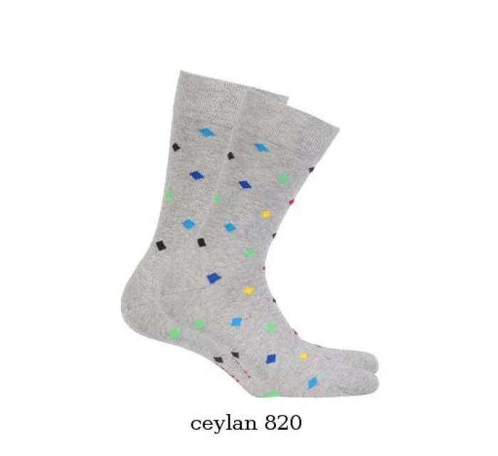 Pánske ponožky Wola Perfect Man vzorované W 94N03 Casual
