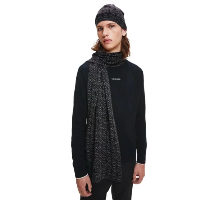 Calvin Klein Shadow Monogram M K50K507498 čiapka + šál