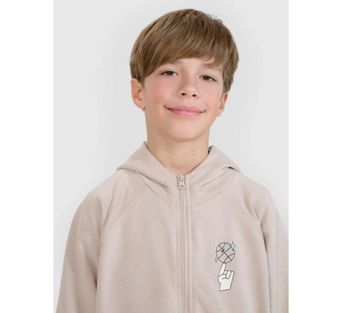 Chlapecká mikina s kapucí model 21435187 - 4F Chlapecká mikina s kapucí model 21435187 - 4F